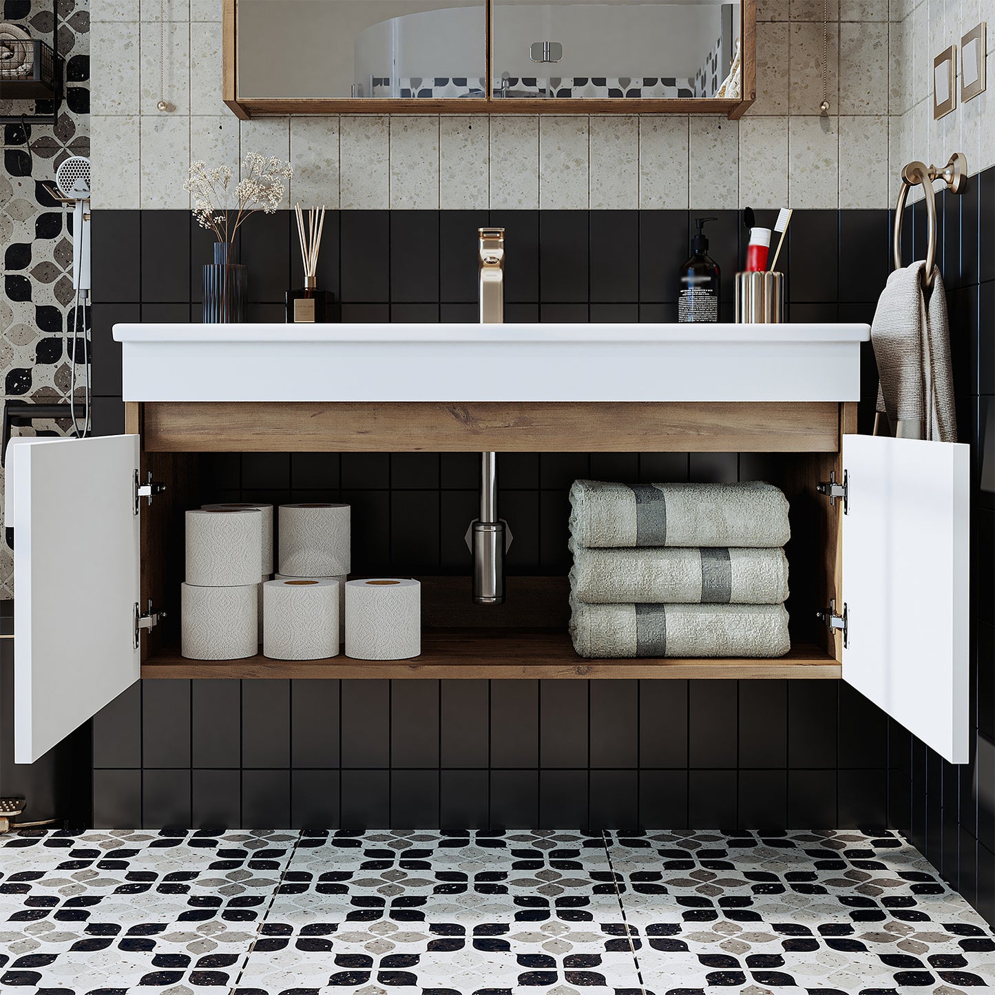 Roomart Atria Vanity Unit with Ceramic Basin