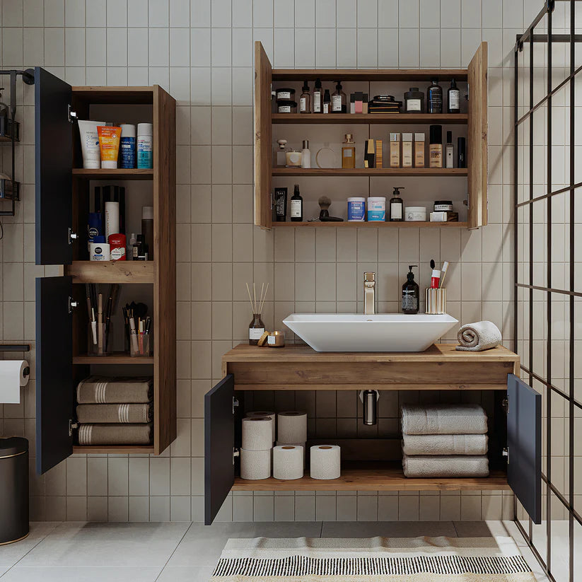 Roomart Atlantic - 3-Piece Bathroom Furniture Set