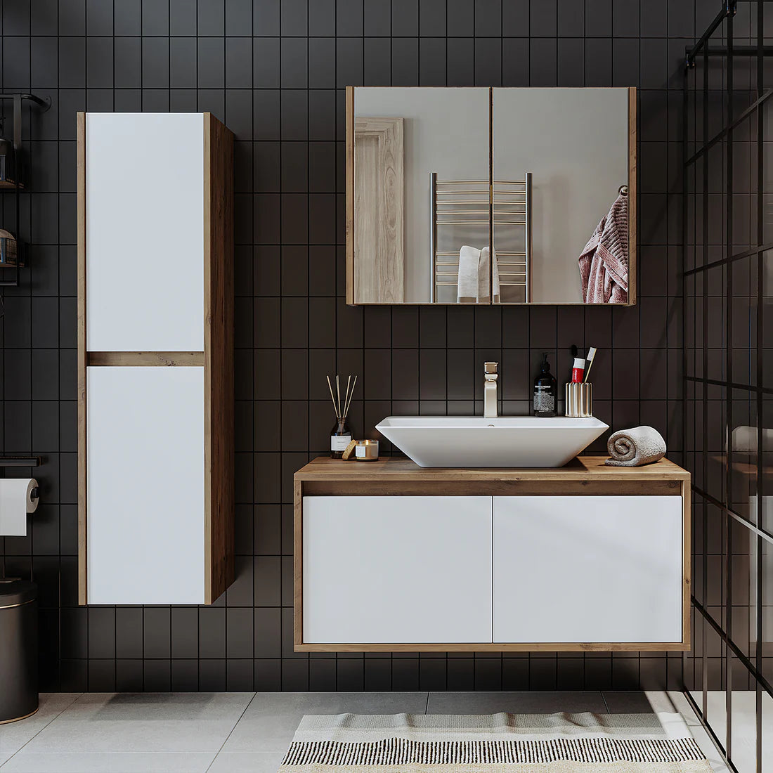 Roomart Atlantic - 3-Piece Bathroom Furniture Set