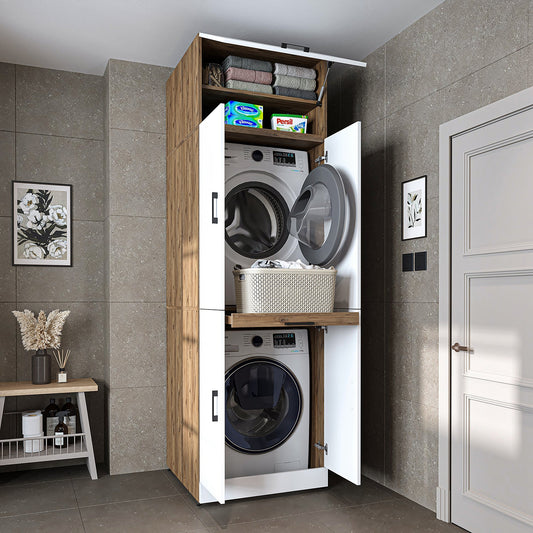 Roomart Dora - Cabinet for Dryer & Washing Machine, Freestanding
