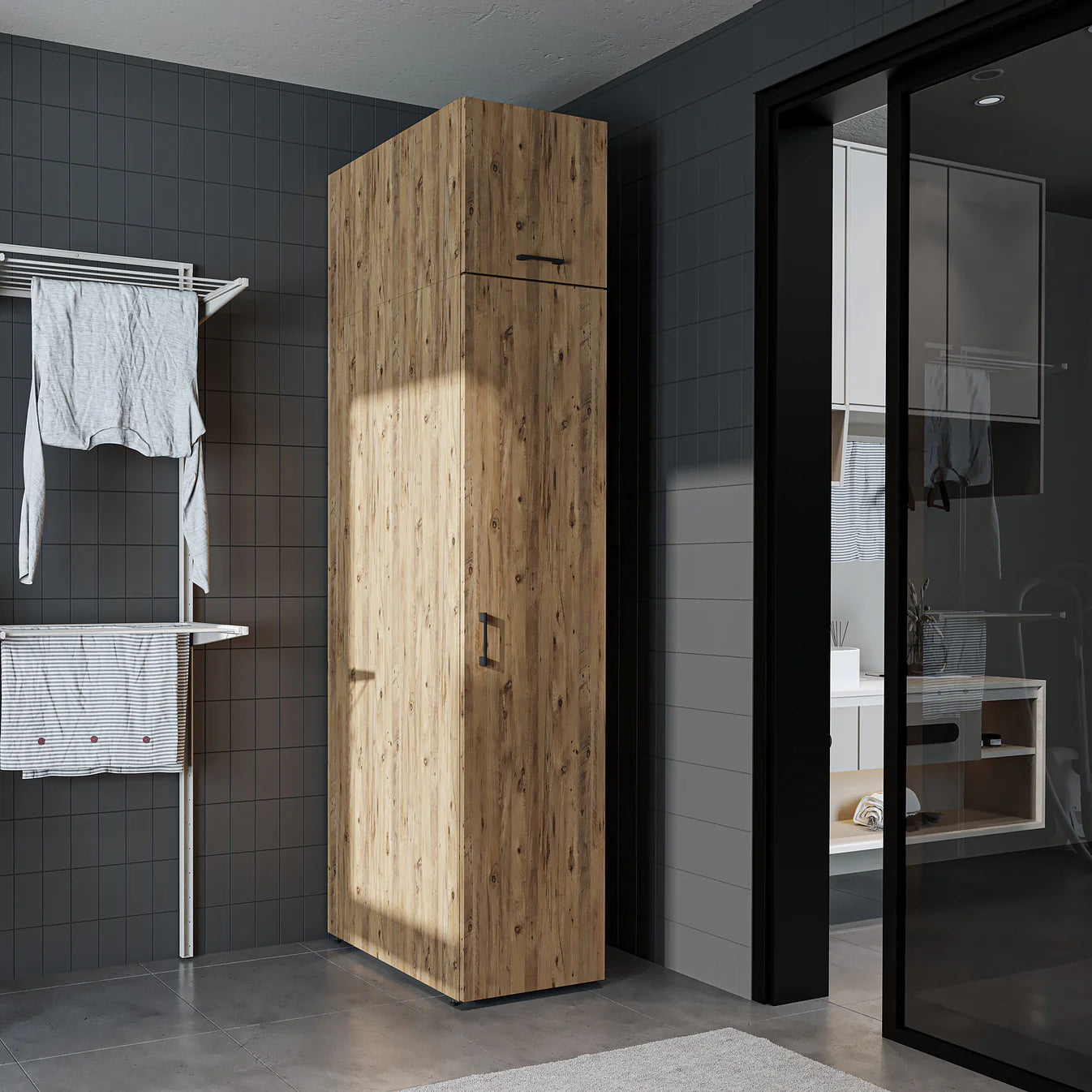 Roomart Dora - Tall Utility Cabinet, 45cm