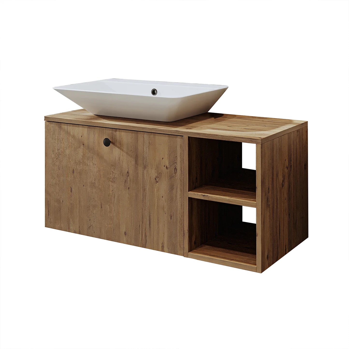 Roomart Lotus - Bathroom Cabinet with Washbasin, 75cm