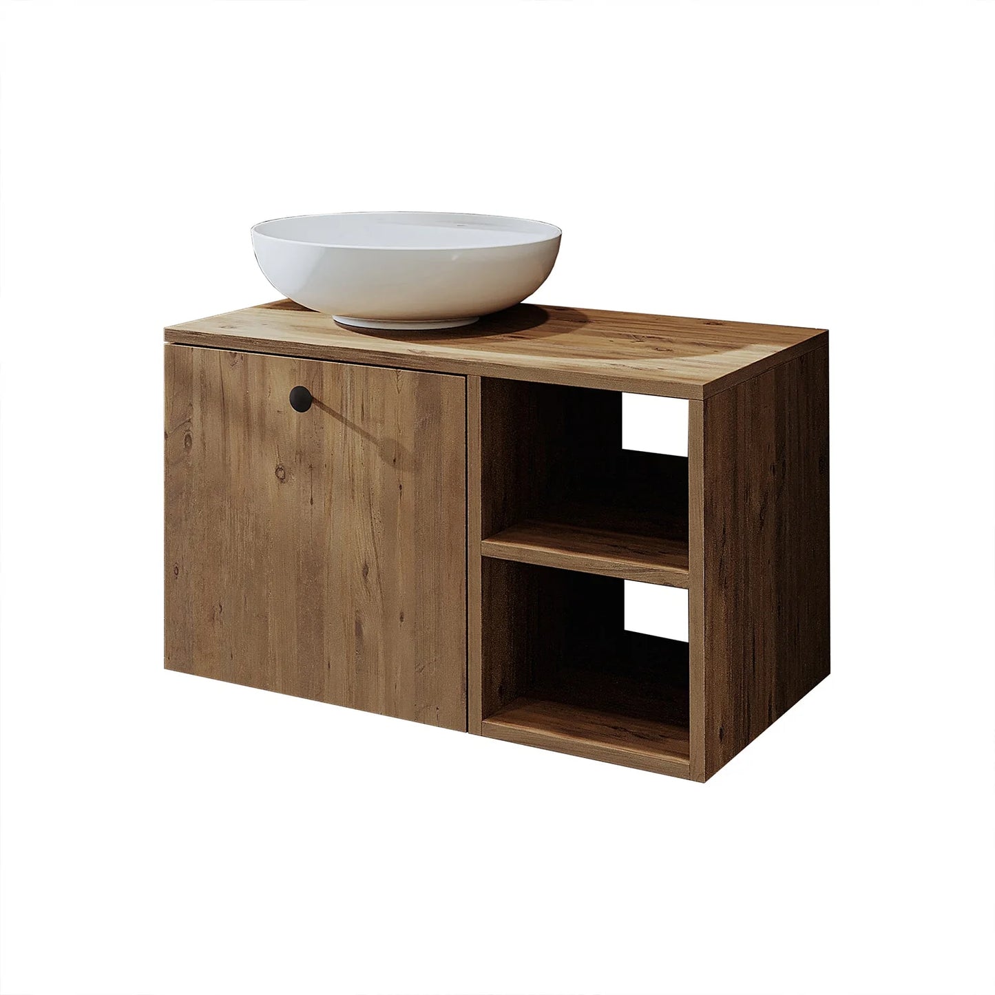 Roomart Lotus - Bathroom Cabinet with Washbasin, 75cm