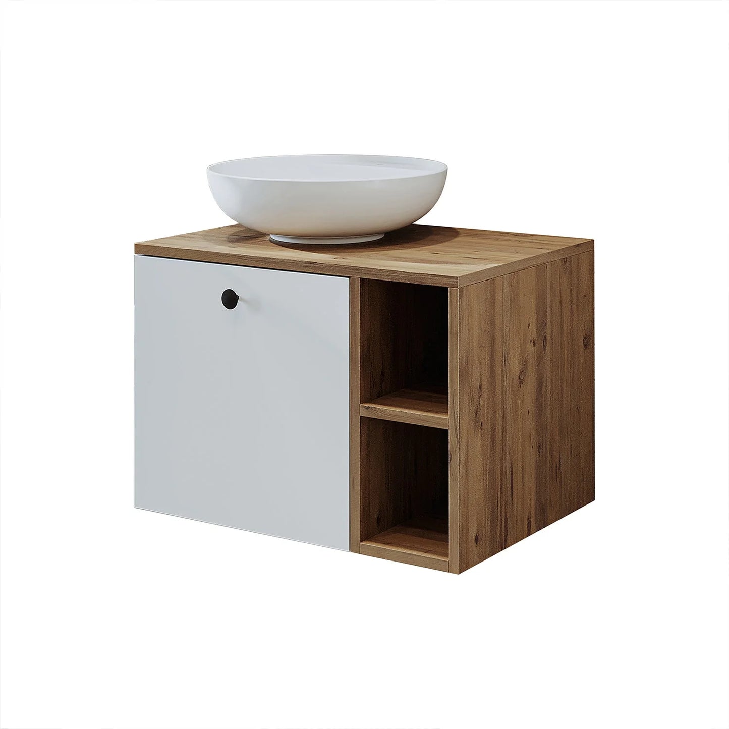 Roomart Lotus - Bathroom Cabinet with Washbasin, 75cm