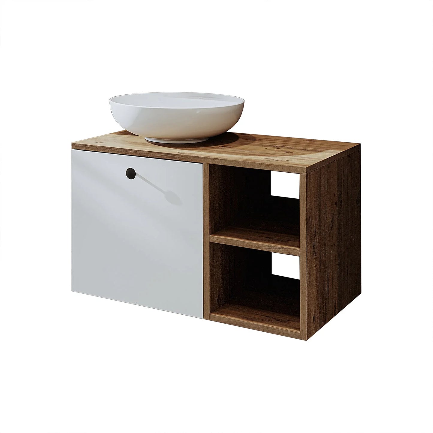 Roomart Lotus - Bathroom Cabinet with Washbasin, 75cm