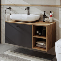 Anthracite-Oak