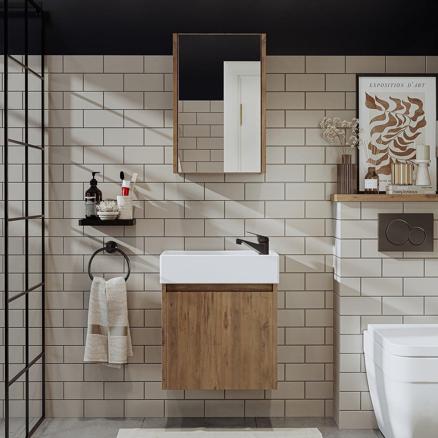 Vanity Bathroom Cabinet 2 Piece Set - Mini - Roomartstore.co.ukbathroom cabinet1962