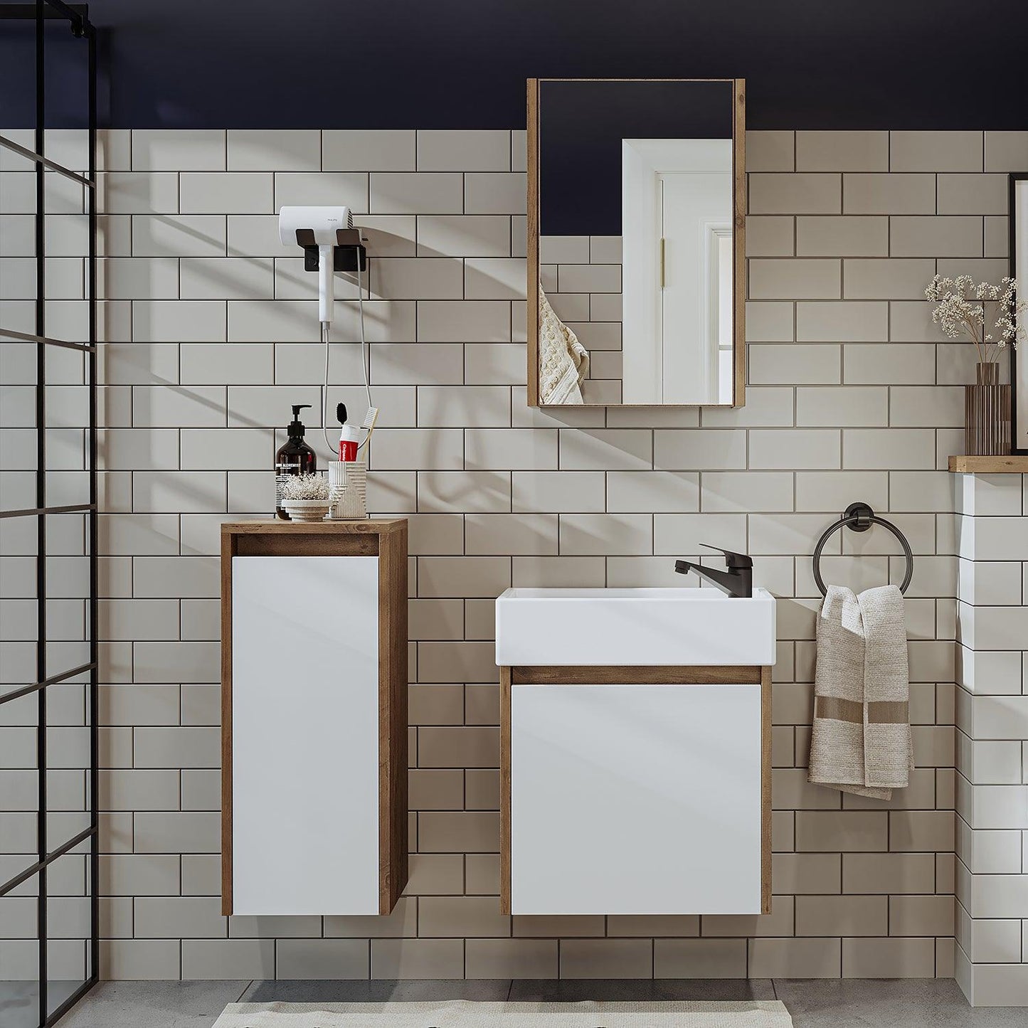 Vanity Bathroom Cabinet 3 Piece Set - Mini - Roomartstore.co.ukbathroom cabinet1955