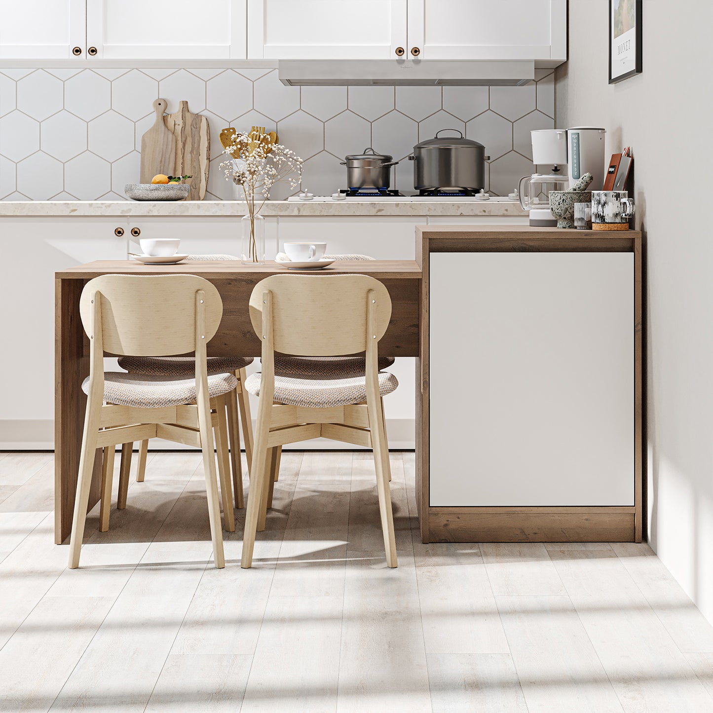 Roomart Milano — Kitchen Island & Dining Table