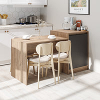 Anthracite and Oak Effect