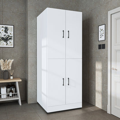 Roomart Dora Flex - 2-in-1 Cabinet for Washing Machine with Storage Shelves or Dryer Stacker