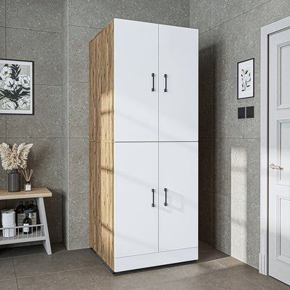 Roomart Dora Flex - 2-in-1 Cabinet for Washing Machine with Storage Shelves or Dryer Stacker