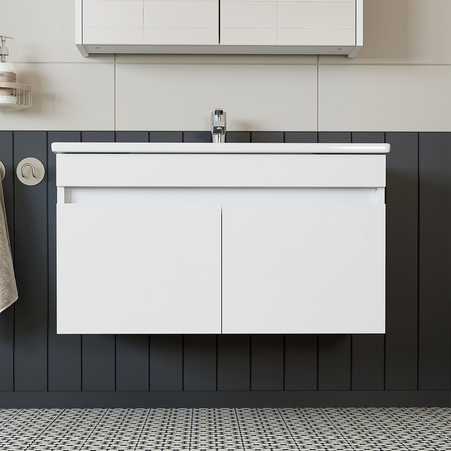 Roomart Atria Vanity Unit with Ceramic Basin