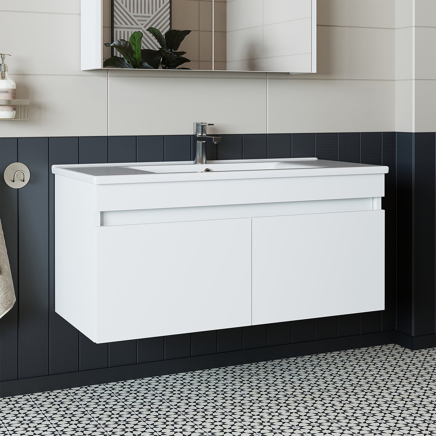 Roomart Atria Vanity Unit with Ceramic Basin