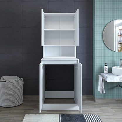 Roomart Atlantic - Washing Machine Cabinet with Top Cupboard