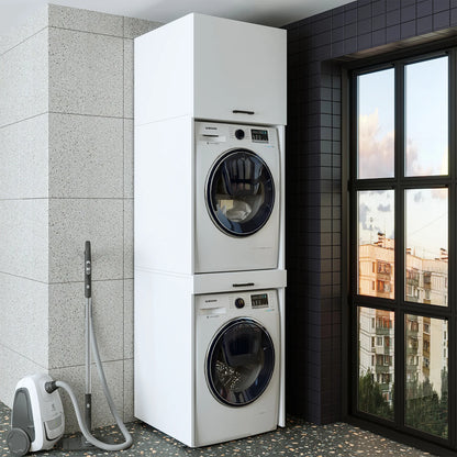 Roomart Duo - Washing Machine Cabinet With Pull-Out Shelf