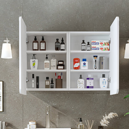 Roomart Dubai - Double Door Bathroom Mirror Cabinet - 90cm