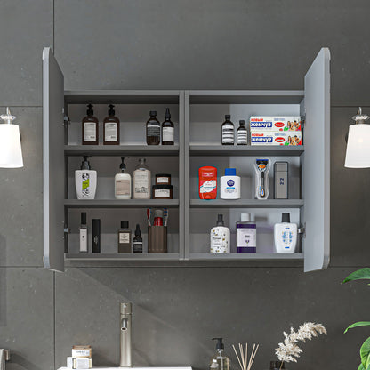Roomart Dubai - Double Door Bathroom Mirror Cabinet - 90cm