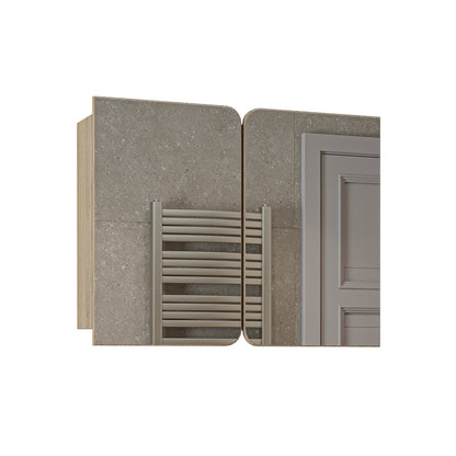 Roomart Dubai - Double Door Bathroom Mirror Cabinet - 90cm
