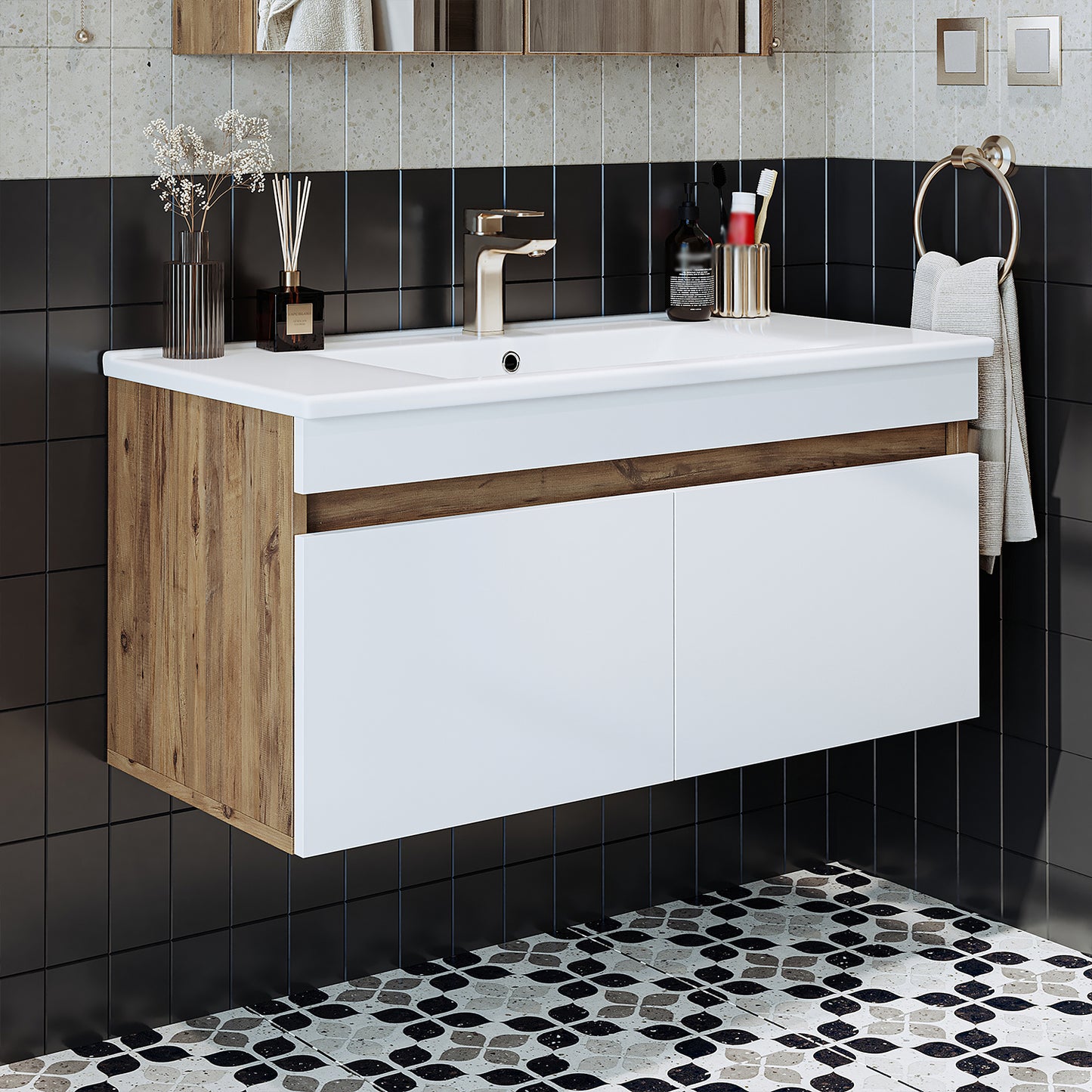Roomart Atria Vanity Unit with Ceramic Basin