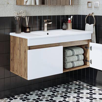 Roomart Atria Vanity Unit with Ceramic Basin