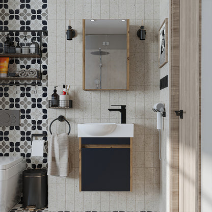 Roomart Leo Vanity Unit with Mirror Cabinet Set