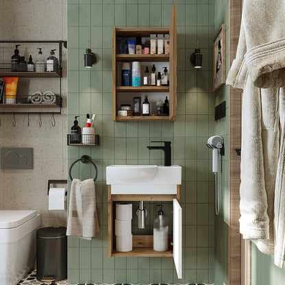 Roomart Leo Vanity Unit with Mirror Cabinet Set