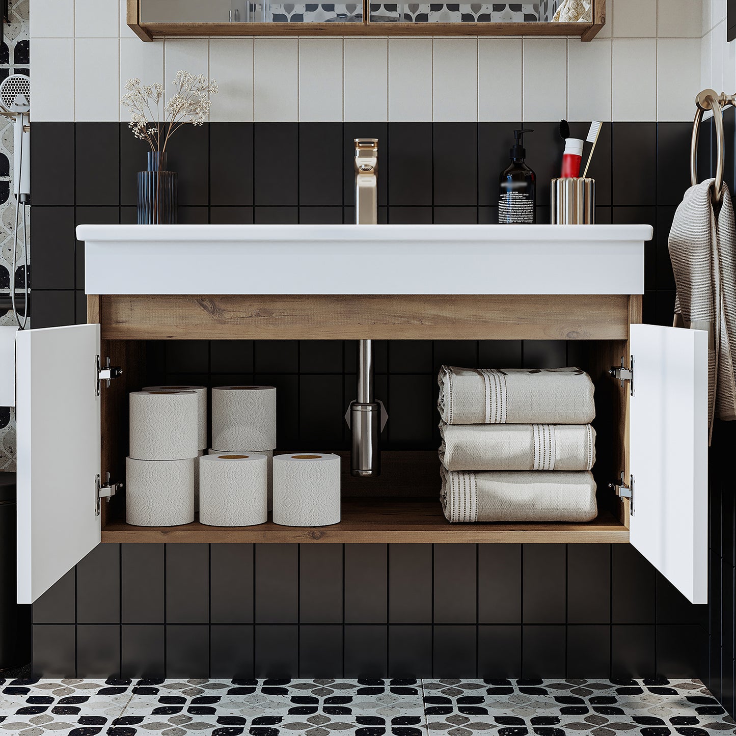 Roomart Atria Vanity Unit with Ceramic Basin