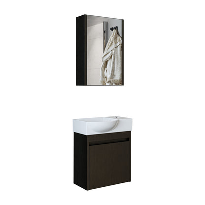 Roomart Leo Vanity Unit with Mirror Cabinet Set