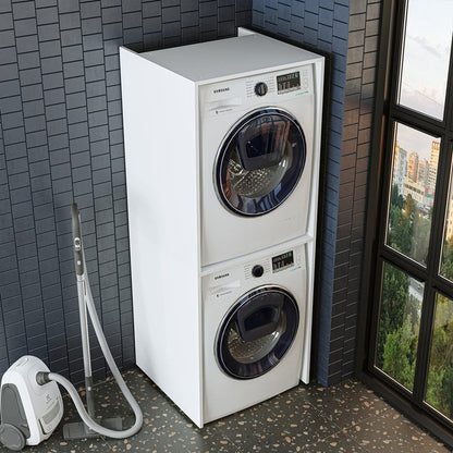 Roomart Duo - Washing Machine Cabinet With Bench Top Cabinet