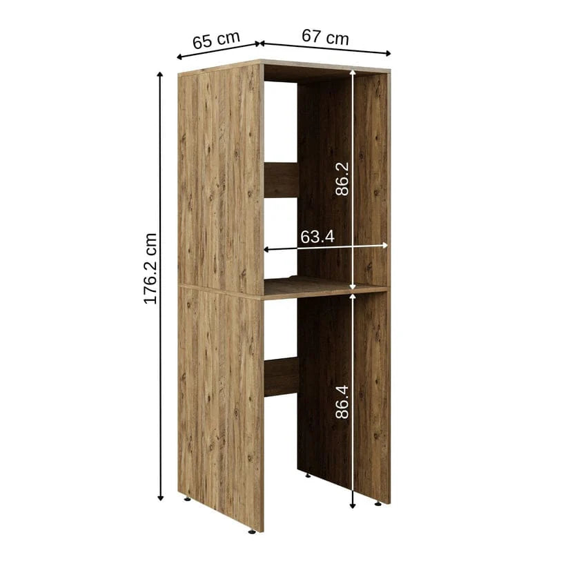 Roomart Duo - Washing Machine Cabinet With Bench Top Cabinet