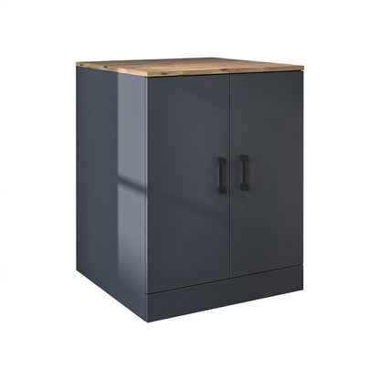 Roomart - Low Washing Machine Cabinet with Worktop and Double Doors