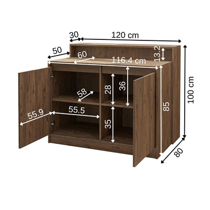 Roomart Cortado - Freestanding Kitchen Island