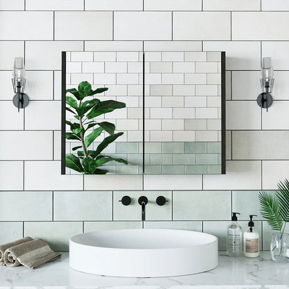 Roomart - Bathroom Mirror Cabinet, 80cm & 60cm