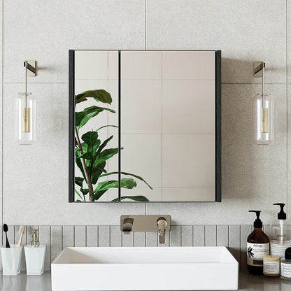 Roomart - Bathroom Mirror Cabinet, 80cm & 60cm
