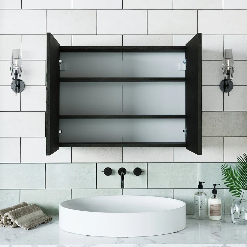 Roomart - Bathroom Mirror Cabinet, 80cm & 60cm