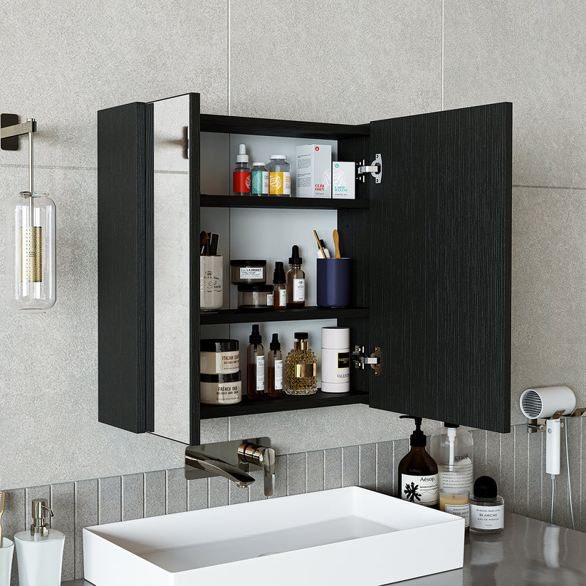 Roomart - Bathroom Mirror Cabinet, 80cm & 60cm