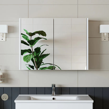 Roomart - Bathroom Mirror Cabinet, 80cm & 60cm