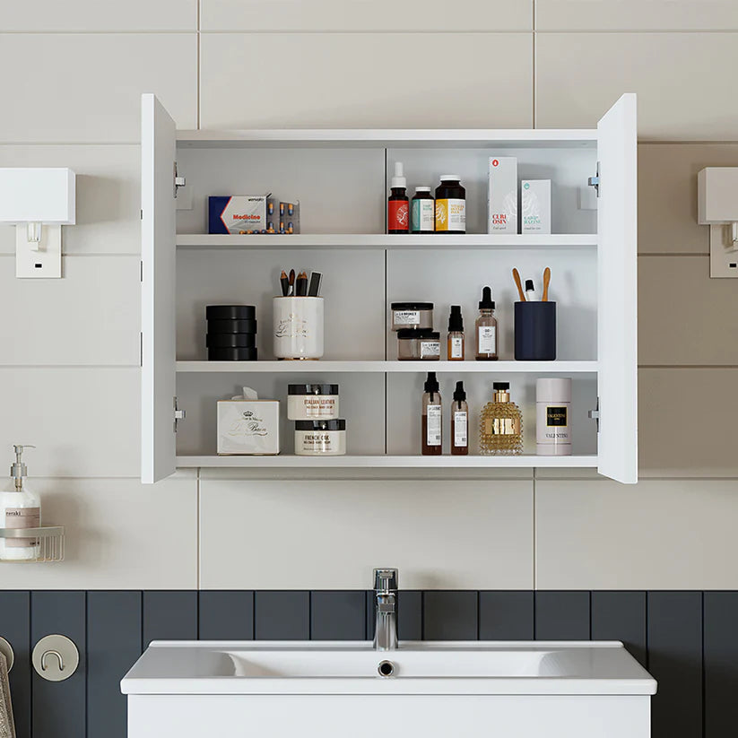 Roomart - Bathroom Mirror Cabinet, 80cm & 60cm