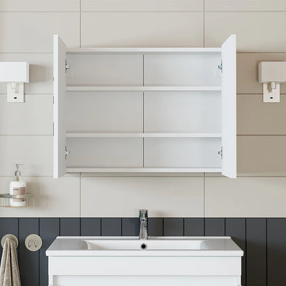 Roomart - Bathroom Mirror Cabinet, 80cm & 60cm