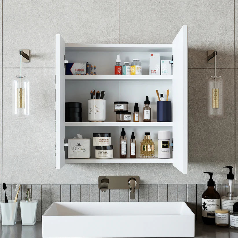 Roomart - Bathroom Mirror Cabinet, 80cm & 60cm