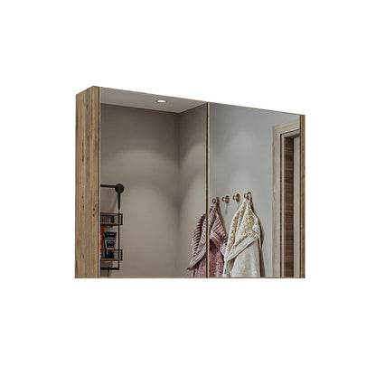 Roomart - Bathroom Mirror Cabinet, 80cm & 60cm