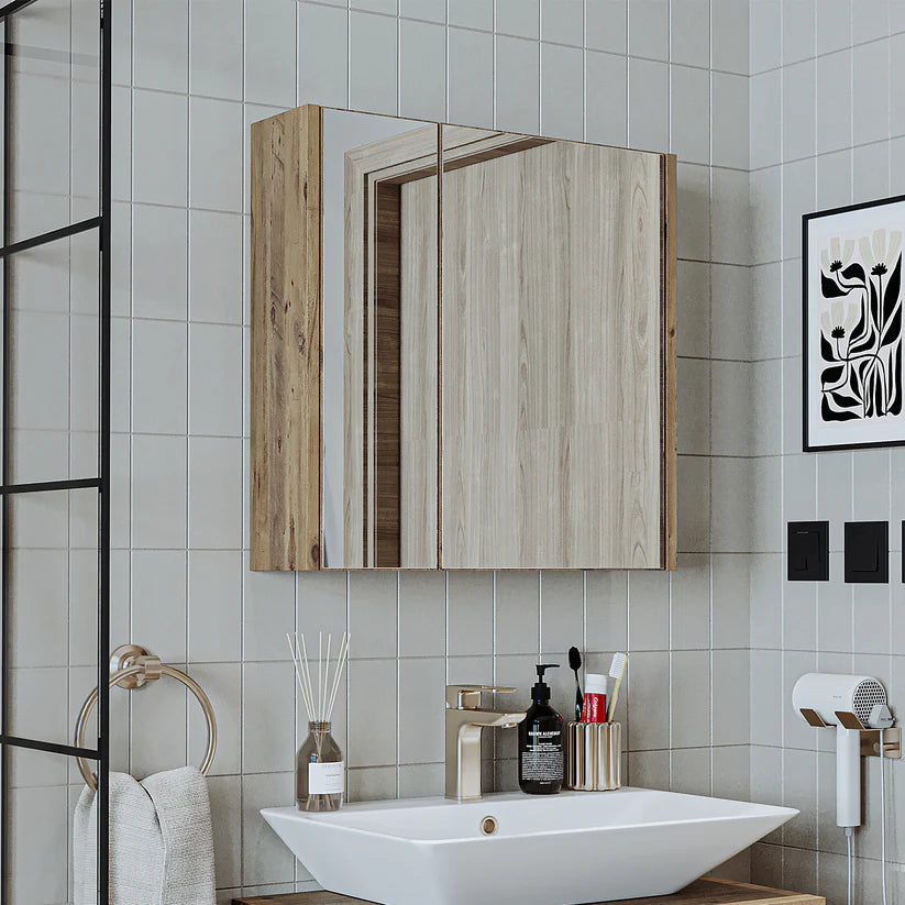 Roomart - Bathroom Mirror Cabinet, 80cm & 60cm