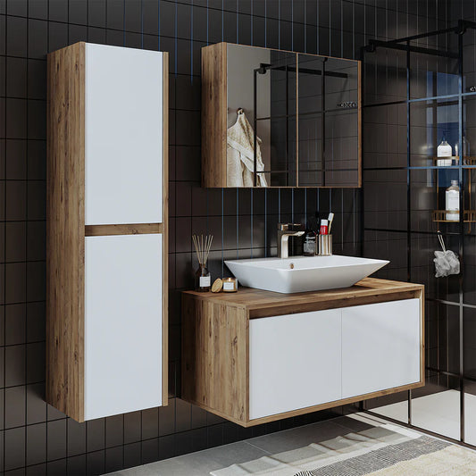 Roomart Atlantic - 3-Piece Bathroom Furniture Set