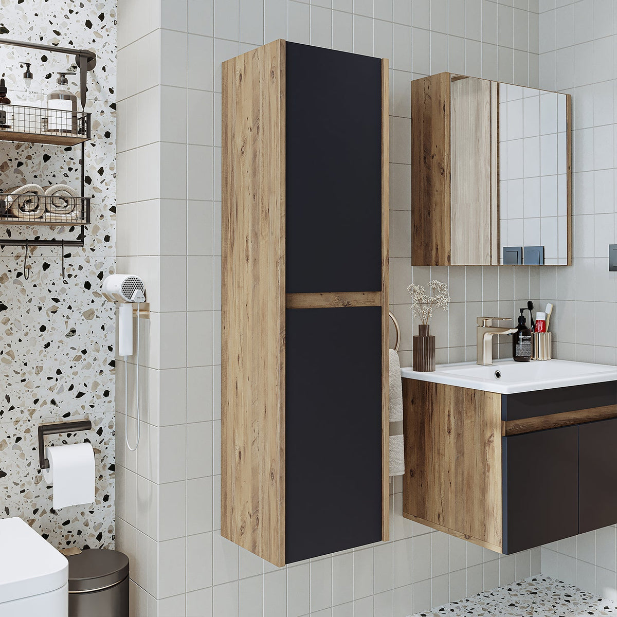 Bathroom Towel Cabinet - Atlantic - Roomartstore.co.uk bathroom cabinet 1705