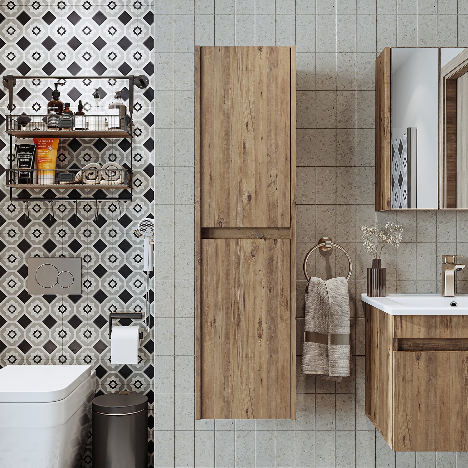 Bathroom Towel Cabinet - Atlantic - Roomartstore.co.uk bathroom cabinet 1895