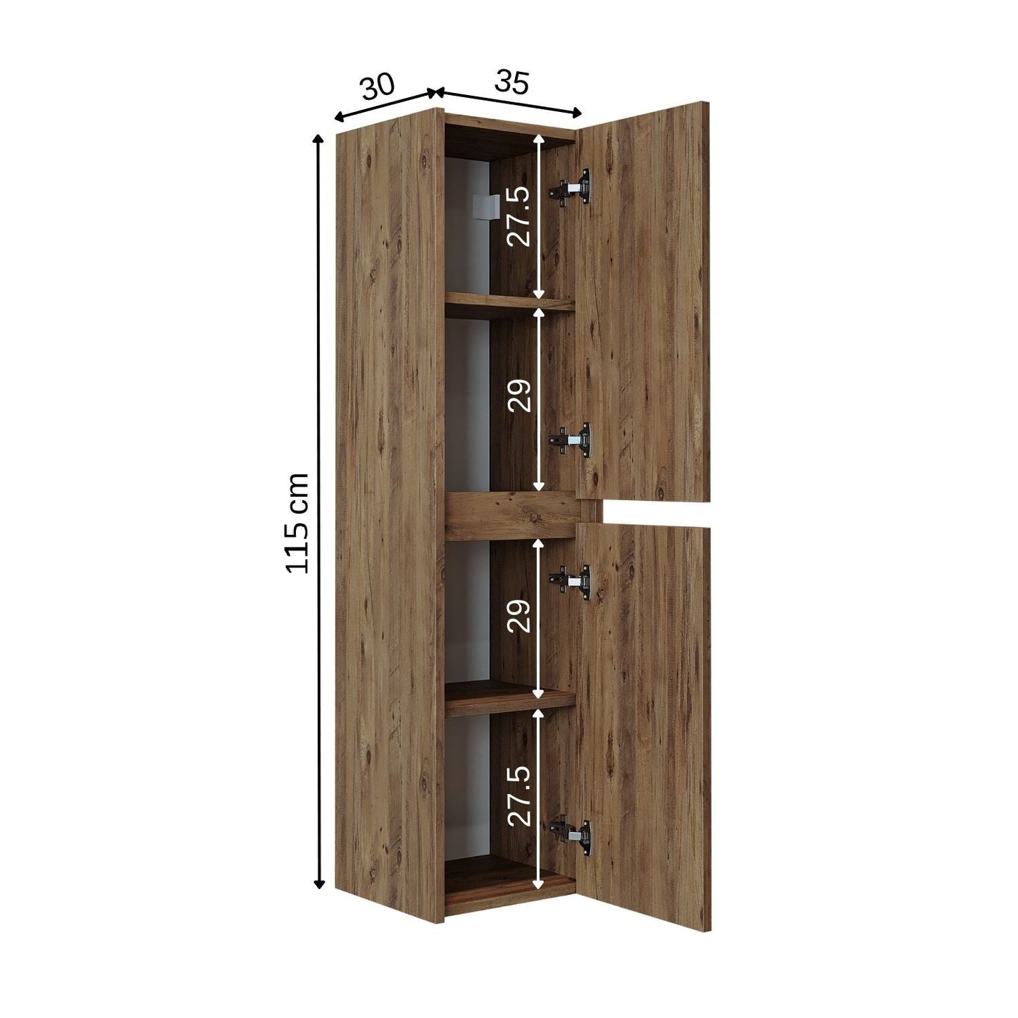 Roomart Atlantic - Bathroom Towel Storage Cabinet