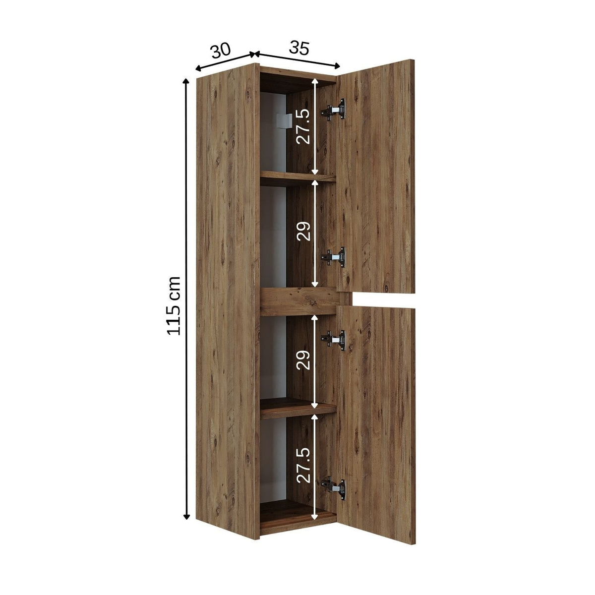 Roomart Atlantic - Bathroom Towel Storage Cabinet