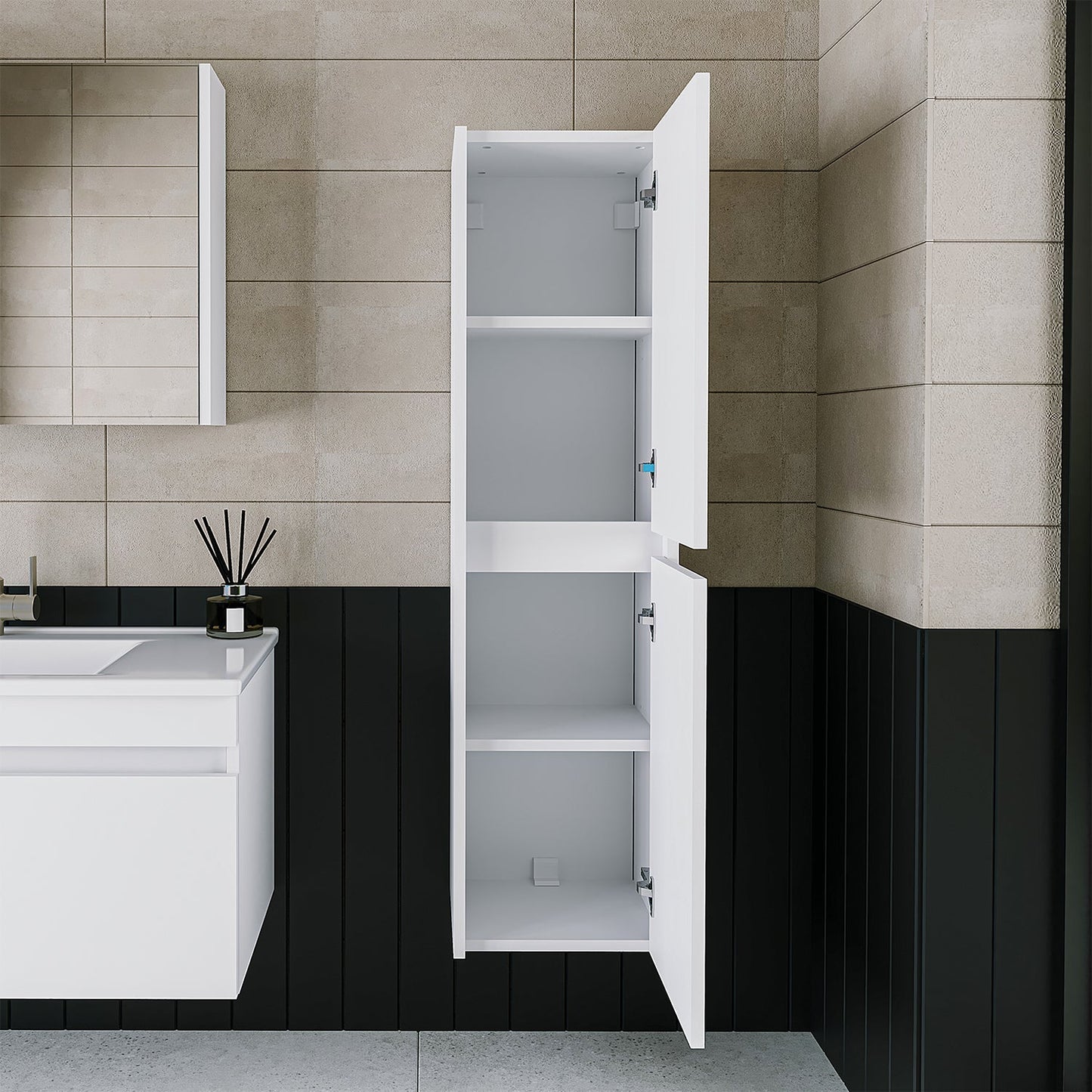 Bathroom Towel Cabinet - Atlantic - Roomartstore.co.uk bathroom cabinet 1719