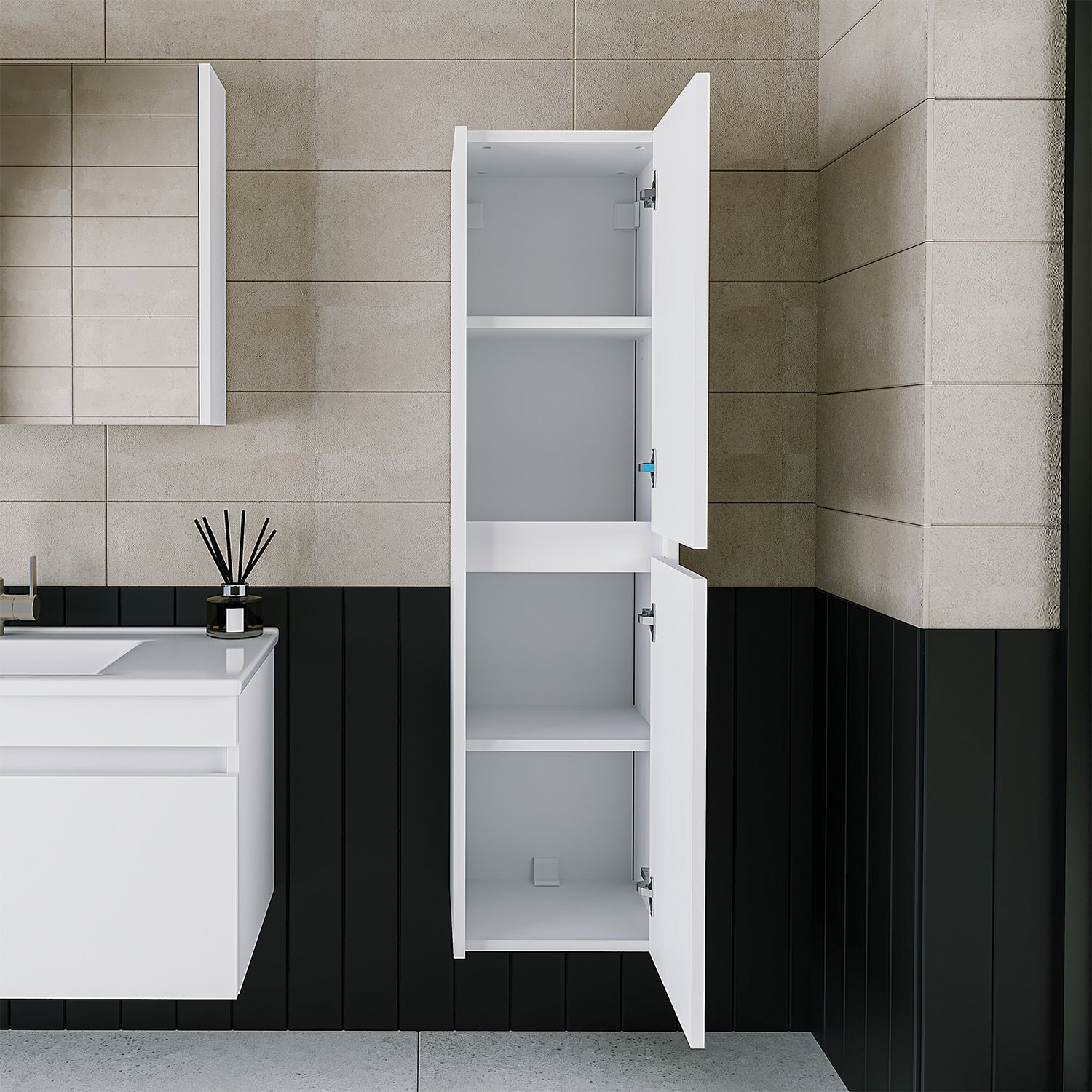 Bathroom Towel Cabinet - Atlantic - Roomartstore.co.uk bathroom cabinet 1719